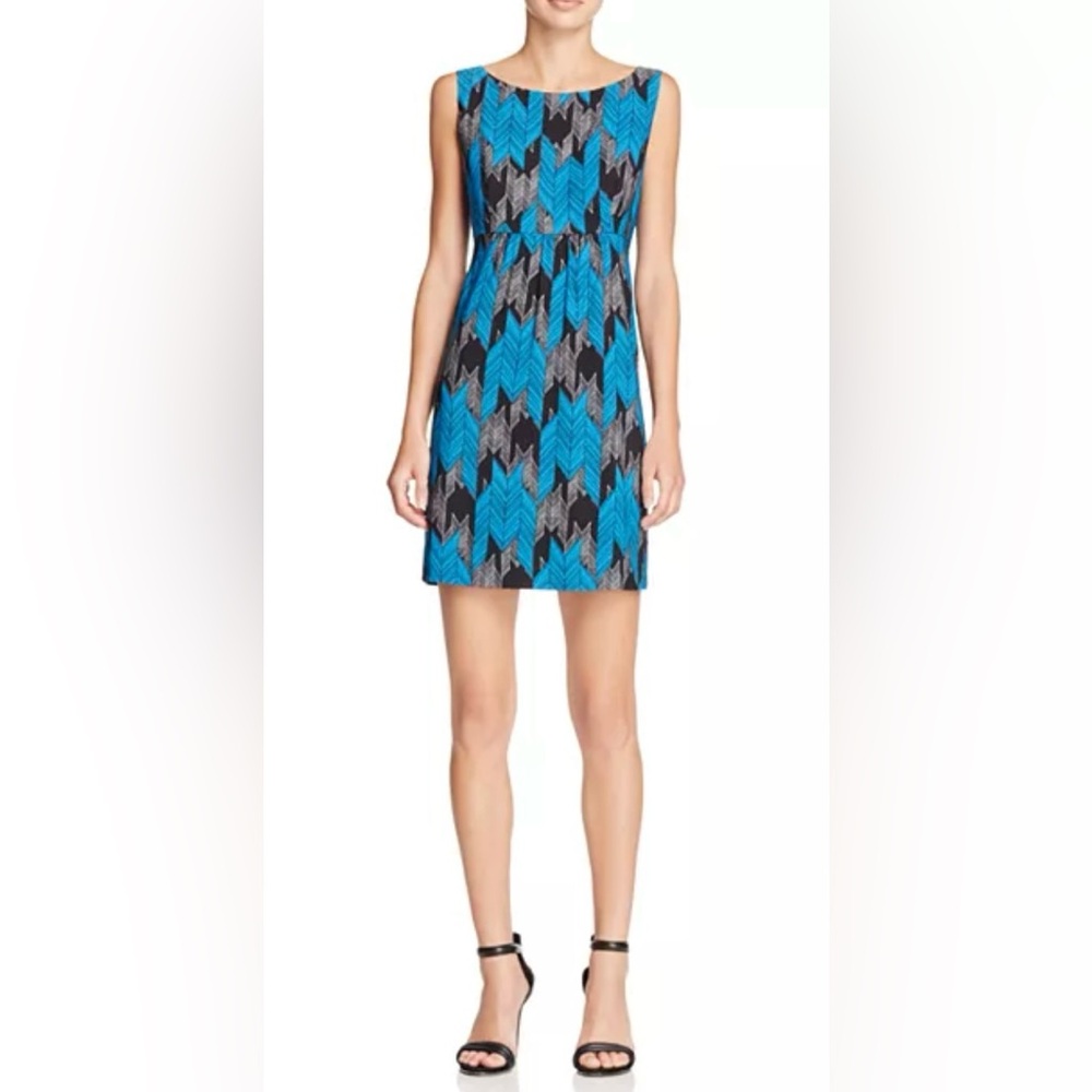 MILLY Lyla Graphic Chevron Dress